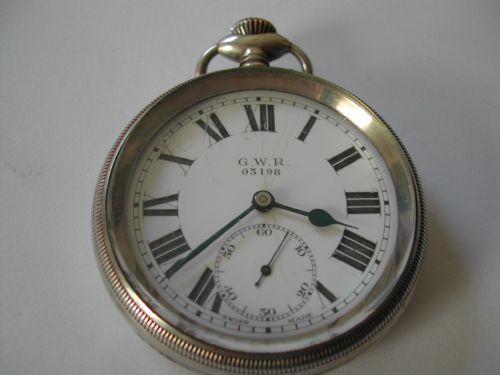 great western railway issue pocket watch no 03198 pre 1948 - CATEGORY: ANTIQUE CLOCKS - DATED 1940