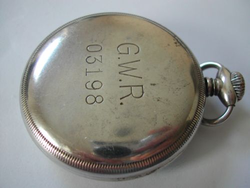 GREAT WESTERN RAILWAY ISSUE POCKET WATCH NO 03198 PRE 1948 - ADDITIONAL PHOTO 6