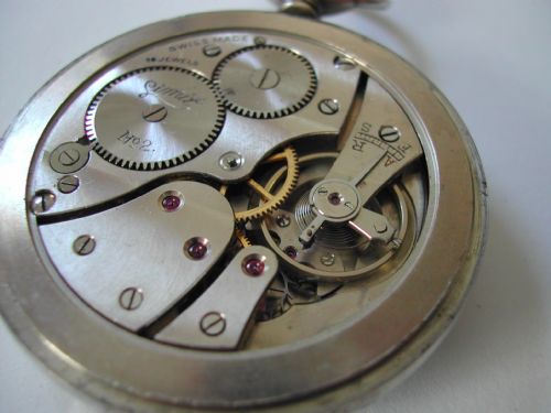 GREAT WESTERN RAILWAY ISSUE POCKET WATCH NO 03198 PRE 1948 - ADDITIONAL PHOTO 10