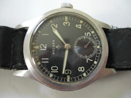 WW2 RECORD WWW MILITARY ISSUE WATCH CIRCA 1945 - ADDITIONAL PHOTO 1