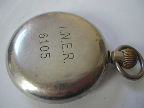 LONDON NORTH EAST REGION RAILWAY ISSUE POCKET WATCH NO 6105 PRE 1948 - ADDITIONAL PHOTO 11