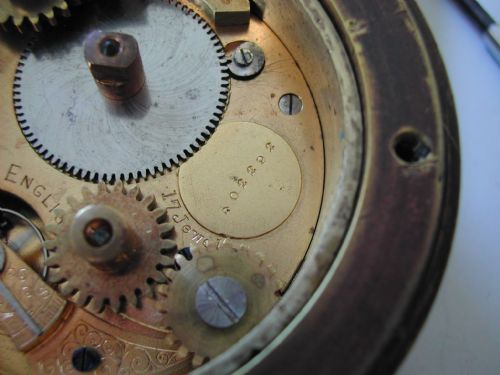 WW1 PERIOD CAR OR LORRY DASHBOARD CLOCK WITH 8 DAY LEVER MOVEMENT CIRCA 1914 - ADDITIONAL PHOTO 8