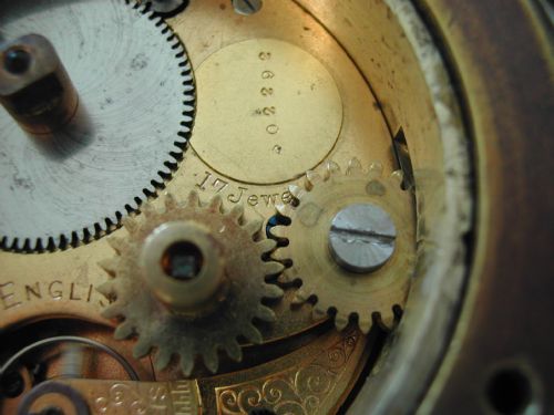 WW1 PERIOD CAR OR LORRY DASHBOARD CLOCK WITH 8 DAY LEVER MOVEMENT CIRCA 1914 - ADDITIONAL PHOTO 9