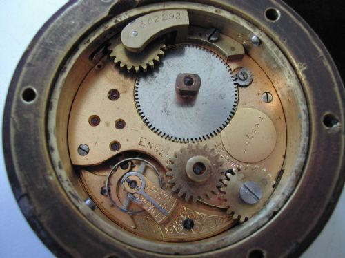 WW1 PERIOD CAR OR LORRY DASHBOARD CLOCK WITH 8 DAY LEVER MOVEMENT CIRCA 1914 - ADDITIONAL PHOTO 10