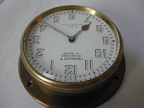 WW1 PERIOD CAR OR LORRY DASHBOARD CLOCK WITH 8 DAY LEVER MOVEMENT CIRCA 1914 - ADDITIONAL PHOTO 11