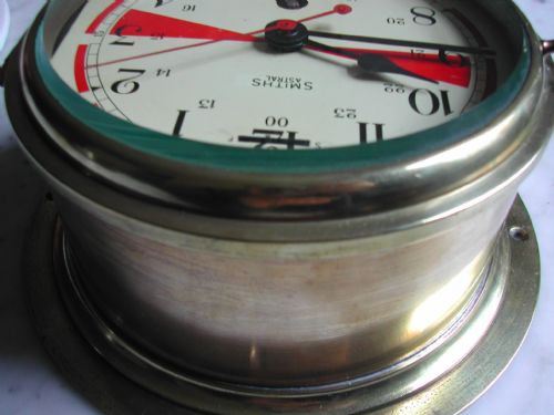 WW2 SMITHS ASTRAL RADIO ROOM CLOCK CIRCA 1944 - ADDITIONAL PHOTO 8
