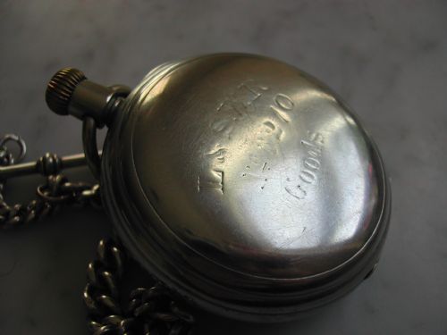 RARE LONDON SOUTH WEST REGION RAILWAY GOODS YARD POCKET WATCHNO 3210 PRE 1922 - ADDITIONAL PHOTO 7