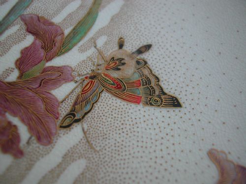 PAIR OF SATSUMA BEST QUALITY SHALLOW DISHES BY THE YASUDA COMPANY TOKYO SIGNED KIZAN MEIJI PERIOD - ADDITIONAL PHOTO 12