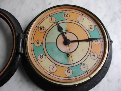 RARE WW2 USA AIR FORCE ISSUE SECTOR CLOCK BY SETH THOMAS CIRCA 1942 - ADDITIONAL PHOTO 1