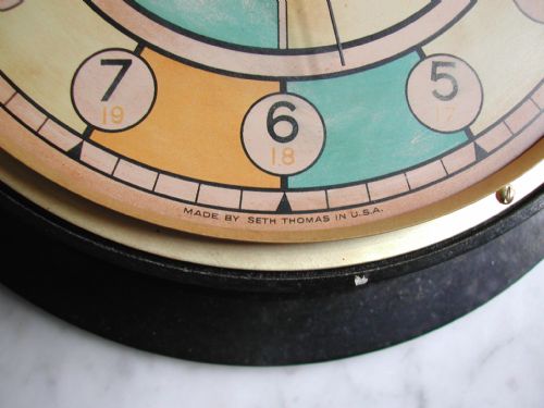 RARE WW2 USA AIR FORCE ISSUE SECTOR CLOCK BY SETH THOMAS CIRCA 1942 - ADDITIONAL PHOTO 8