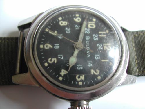 USA AIR FORCE ISSUE BULOVA 10BNCH PILOTS WATCH DATING TO THE 1950'S - ADDITIONAL PHOTO 2