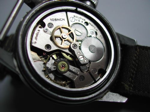USA AIR FORCE ISSUE BULOVA 10BNCH PILOTS WATCH DATING TO THE 1950'S - ADDITIONAL PHOTO 9