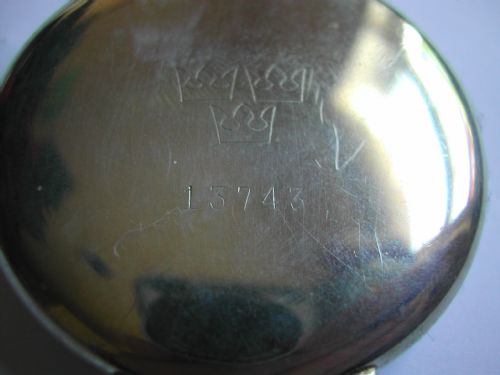 RARE FINE SWEDISH MILITARY ISSUE POCKET WATCH CIRCA 1944 - ADDITIONAL PHOTO 5