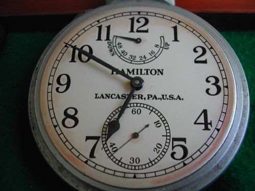 WW2 HAMILTON ADMIRALTY ISSUE CHRONOMETER GRADE HS2 DECK WATCH AND INNER AND OUTER BOX SET DATING TO 1942 - ADDITIONAL PHOTO 9