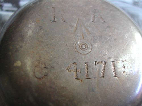 rotherhams pre ww1 royal artillery issue keywound silver hunter pocket watch - CATEGORY: ANTIQUE CLOCKS - DATED 