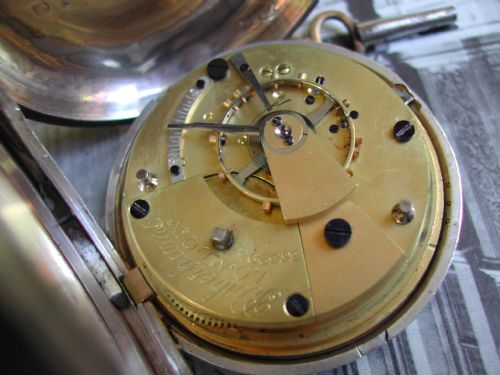 ROTHERHAMS PRE WW1 ROYAL ARTILLERY ISSUE KEYWOUND SILVER HUNTER POCKET WATCH - ADDITIONAL PHOTO 10