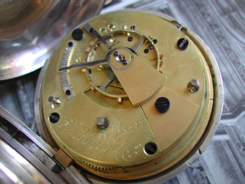 ROTHERHAMS PRE WW1 ROYAL ARTILLERY ISSUE KEYWOUND SILVER HUNTER POCKET WATCH - ADDITIONAL PHOTO 14