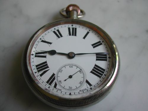 Ww2 British Royal Navy Issue Pattern 300 Pocket Watch, Circa 1940