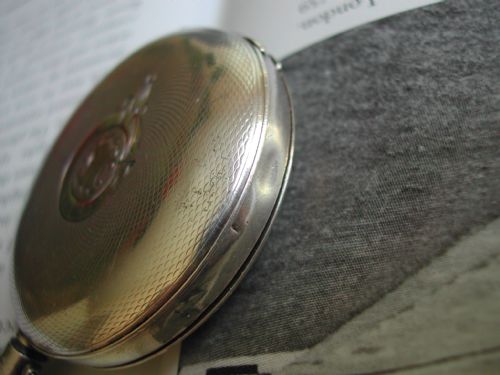 OMEGA MILITARY RELATED SILVER HALF HUNTER POCKET WATCH CIRCA 1910 - ADDITIONAL PHOTO 5