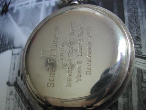 OMEGA MILITARY RELATED SILVER HALF HUNTER POCKET WATCH CIRCA 1910 - ADDITIONAL PHOTO 10