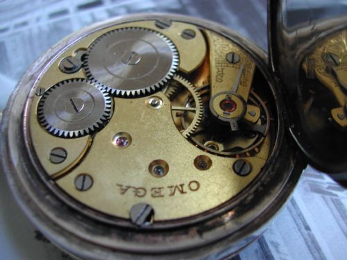 OMEGA MILITARY RELATED SILVER HALF HUNTER POCKET WATCH CIRCA 1910 - ADDITIONAL PHOTO 13