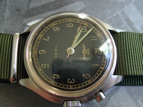 SWEDISH MILITARY ISSUE LEMANIA CHRONOGRAPH VERSION TG195 NO 571935 - ADDITIONAL PHOTO 1