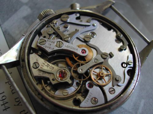 SWEDISH MILITARY ISSUE LEMANIA CHRONOGRAPH VERSION TG195 NO 571935 - ADDITIONAL PHOTO 11