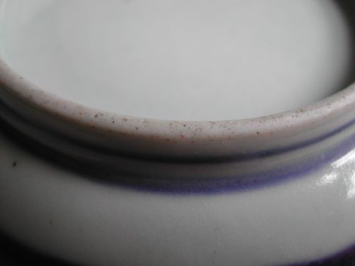 JAPANESE ARITA OCTAGONAL UNDER GLAZE BLUE AND GILT BOWL EARLY 18TH CENTURY - ADDITIONAL PHOTO 5