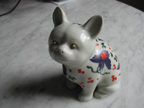JAPANESE IMARI PORCELAIN MODEL OF A CAT 19TH CENTURY - ADDITIONAL PHOTO 4