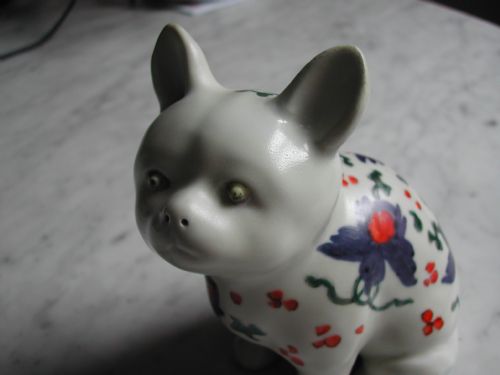 JAPANESE IMARI PORCELAIN MODEL OF A CAT 19TH CENTURY - ADDITIONAL PHOTO 6
