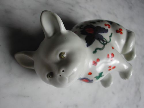 JAPANESE IMARI PORCELAIN MODEL OF A CAT 19TH CENTURY - ADDITIONAL PHOTO 7