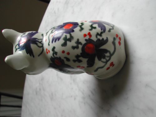 JAPANESE IMARI PORCELAIN MODEL OF A CAT 19TH CENTURY - ADDITIONAL PHOTO 10
