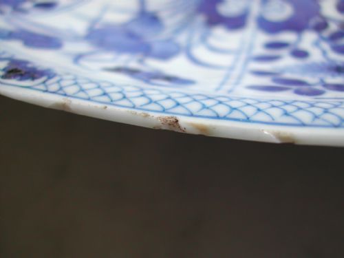 RARE CHINESE BLUE AND WHITE 12 SIDED DISH FOUR CHARACTER MARK KANGXI AND OF THE PERIOD - ADDITIONAL PHOTO 1