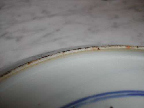 RARE CHINESE BLUE AND WHITE 12 SIDED DISH FOUR CHARACTER MARK KANGXI AND OF THE PERIOD - ADDITIONAL PHOTO 8