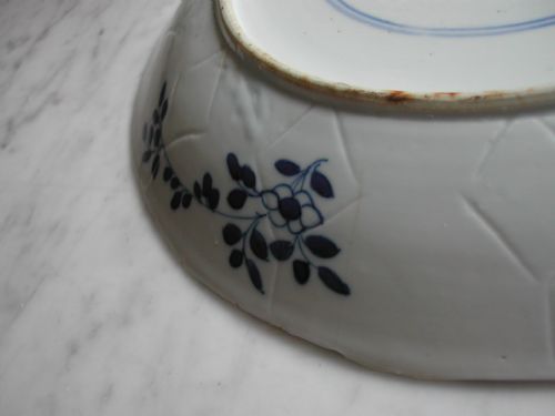 RARE CHINESE BLUE AND WHITE 12 SIDED DISH FOUR CHARACTER MARK KANGXI AND OF THE PERIOD - ADDITIONAL PHOTO 11