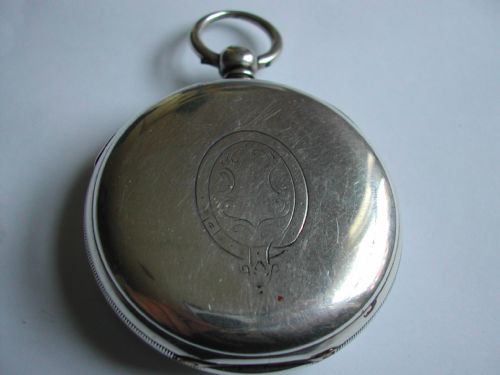 THOMAS RUSSELL SILVER CENTRE SECONDS CHRONOGRAPH NO 83109 LATE VICTORIAN - ADDITIONAL PHOTO 5