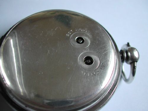 THOMAS RUSSELL SILVER CENTRE SECONDS CHRONOGRAPH NO 83109 LATE VICTORIAN - ADDITIONAL PHOTO 8