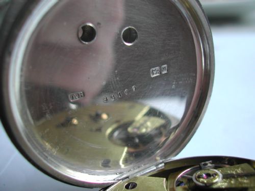 THOMAS RUSSELL SILVER CENTRE SECONDS CHRONOGRAPH NO 83109 LATE VICTORIAN - ADDITIONAL PHOTO 10