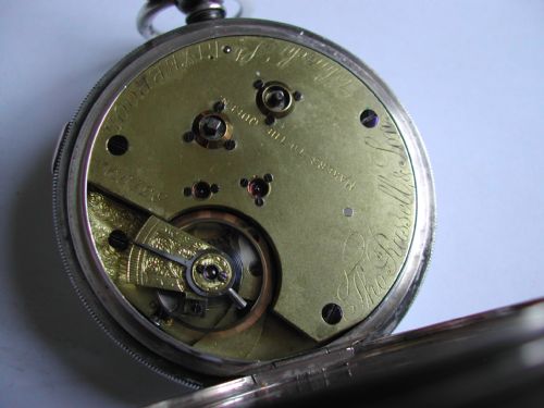 THOMAS RUSSELL SILVER CENTRE SECONDS CHRONOGRAPH NO 83109 LATE VICTORIAN - ADDITIONAL PHOTO 13