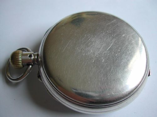 W EHEHARDT BRITISH ROYAL NAVAL ADMIRALTY ISSUED SILVER CASED DECK WATCH NO 609696 DATING TO MAY 1918 - ADDITIONAL PHOTO 10