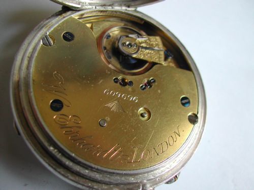 W EHEHARDT BRITISH ROYAL NAVAL ADMIRALTY ISSUED SILVER CASED DECK WATCH NO 609696 DATING TO MAY 1918 - ADDITIONAL PHOTO 11