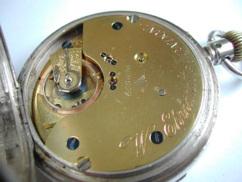 W EHEHARDT BRITISH ROYAL NAVAL ADMIRALTY ISSUED SILVER CASED DECK WATCH NO 609696 DATING TO MAY 1918 - ADDITIONAL PHOTO 13