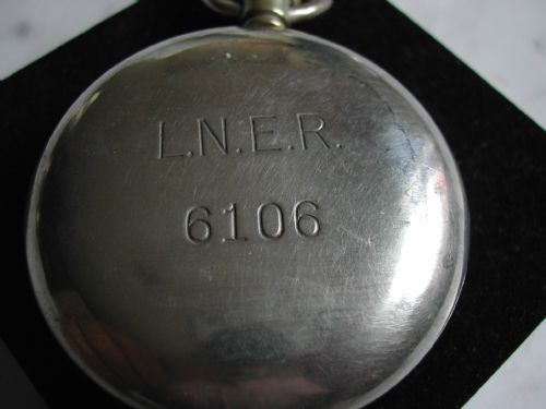 LONDON NORTH EAST REGION RAILWAY POCKET WATCH NO LNER 6106 BY SELEX PRE 1948 - ADDITIONAL PHOTO 4