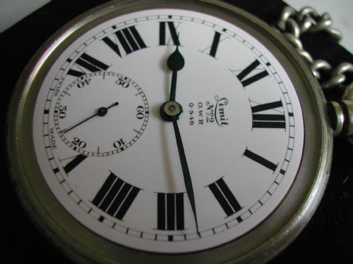 RARE GREAT WESTERN RAILWAY ISSUE POCKET WATCH NO GWR 0540 WITH MATCHING DIAL NO'S BY LIMIT PRE 1948 - ADDITIONAL PHOTO 8