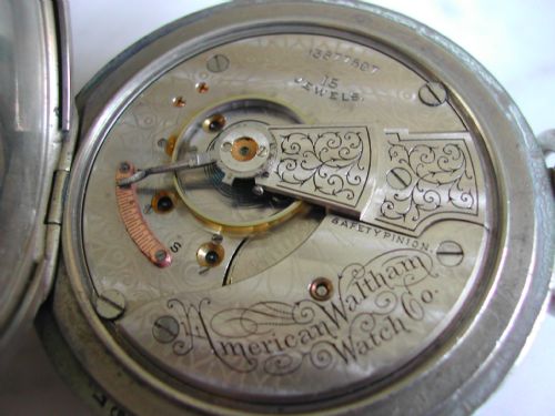 A RARE LONDON SOUTH WESTERN RAILWAY GUARDS OR STATION MASTERS POCKET WATCH BY WALTHAM PRE 1922 - ADDITIONAL PHOTO 8