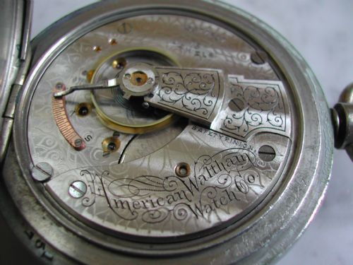 A RARE LONDON SOUTH WESTERN RAILWAY GUARDS OR STATION MASTERS POCKET WATCH BY WALTHAM PRE 1922 - ADDITIONAL PHOTO 9