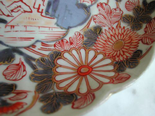 A GOOD JAPANESE IMARI PETAL SHAPE LOBBED DISH EARLY 18TH CENTURY - ADDITIONAL PHOTO 8