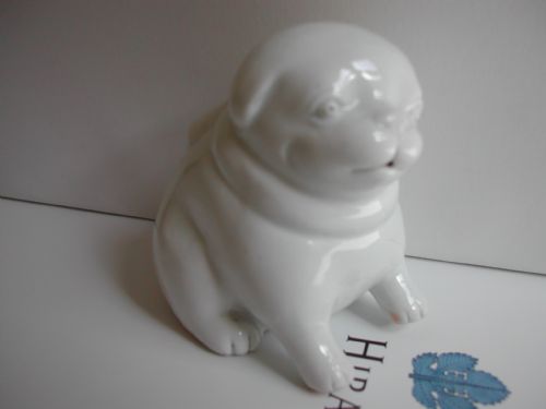 A GOOD HIRADO WATER DROPPER MODELLED AS A SEATED PUPPY MEIJI PERIOD - ADDITIONAL PHOTO 7