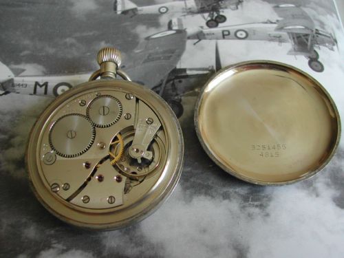 A GOOD WW2 RAF ISSUE POCKET WATCH BY PRINGLE DATED 1941 - ADDITIONAL PHOTO 4