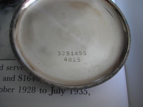 A GOOD WW2 RAF ISSUE POCKET WATCH BY PRINGLE DATED 1941 - ADDITIONAL PHOTO 5